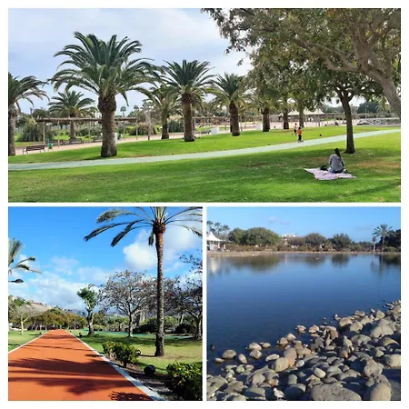 Appartamento Casakash Con Vistas Al Mar, Terraza, Piscina Y Parking Gratuito Maspalomas (Gran Canaria)